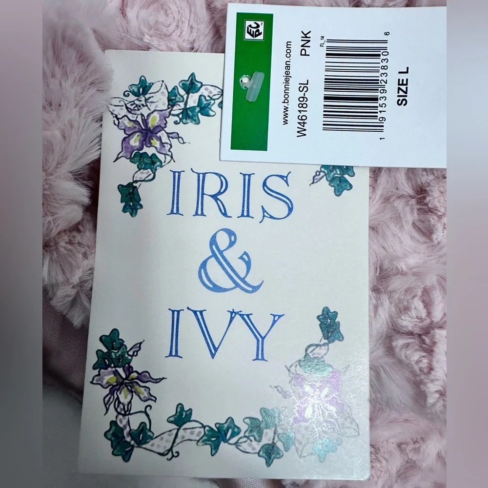IRIS & IVY Faux Fur Dress Cardigan GIRLS, Size‎ LARGE